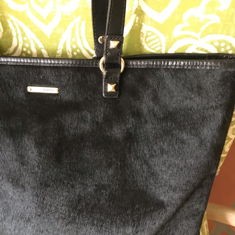 Rebecca Minkoff pony hair tote bag - Picture 3 of 8